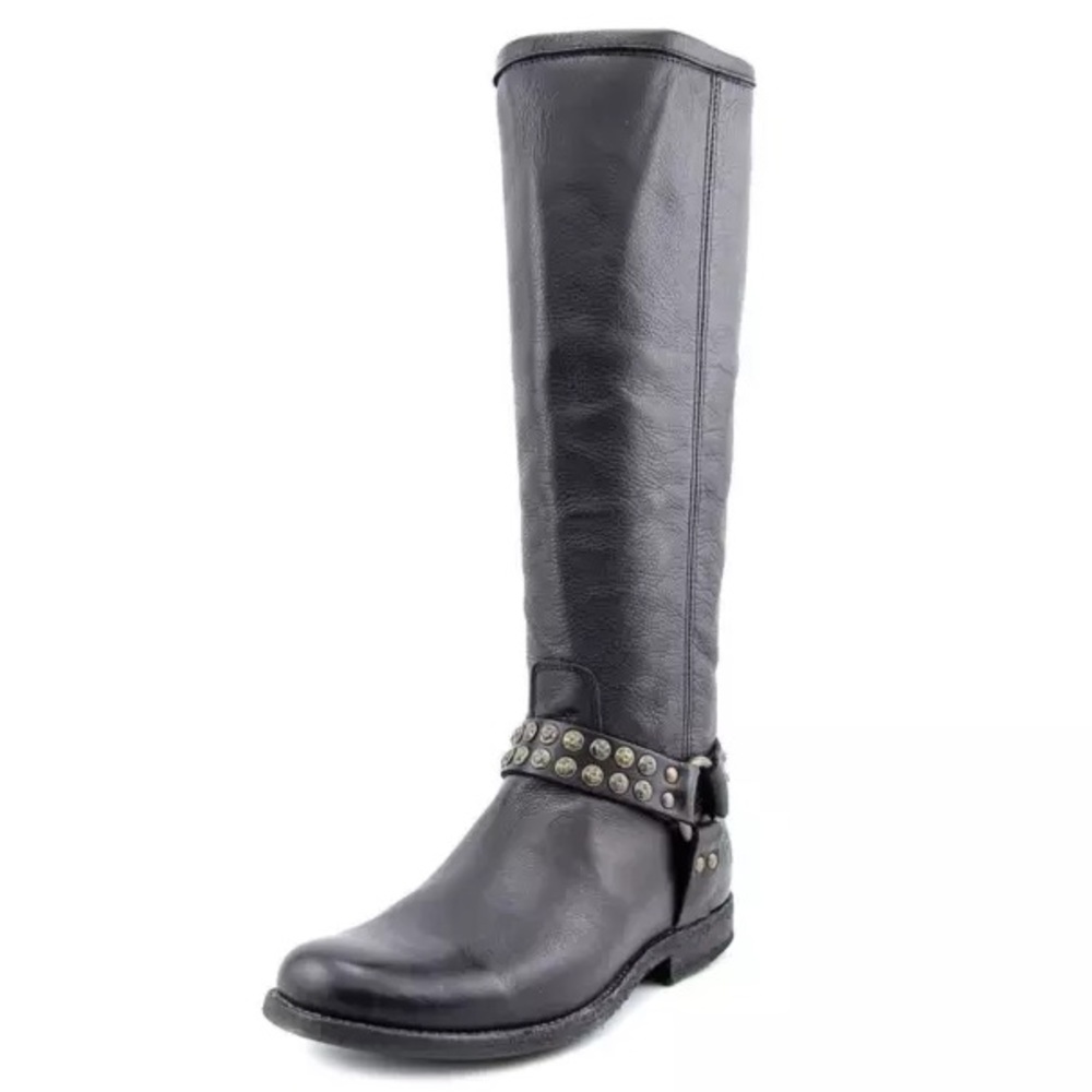 Frye Phillip Studded Harness Boots